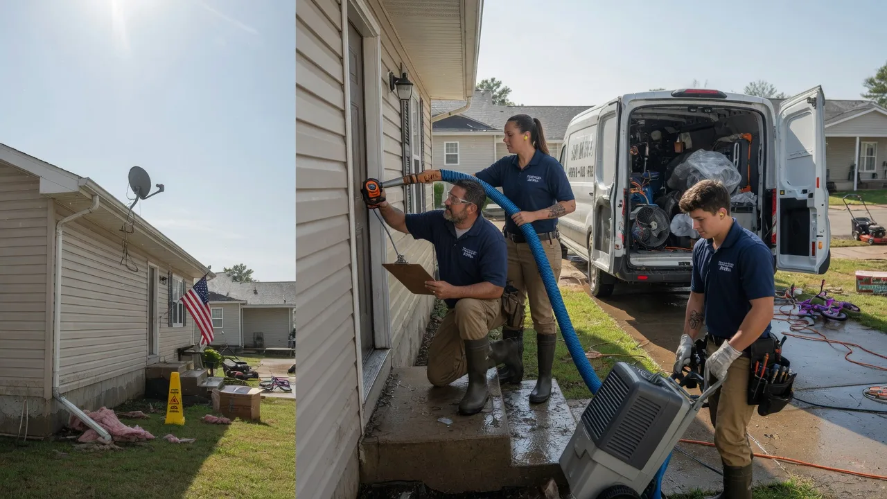 Ceiling Water Damage Restoration in Dodge, ND near me